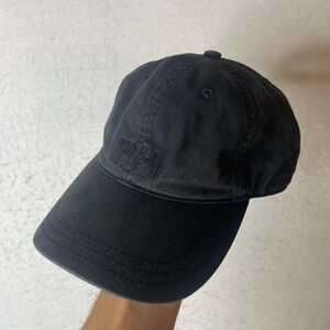 Helly Hansen Black Cotton Logo Baseball Cap OSFA Adjustable Strap